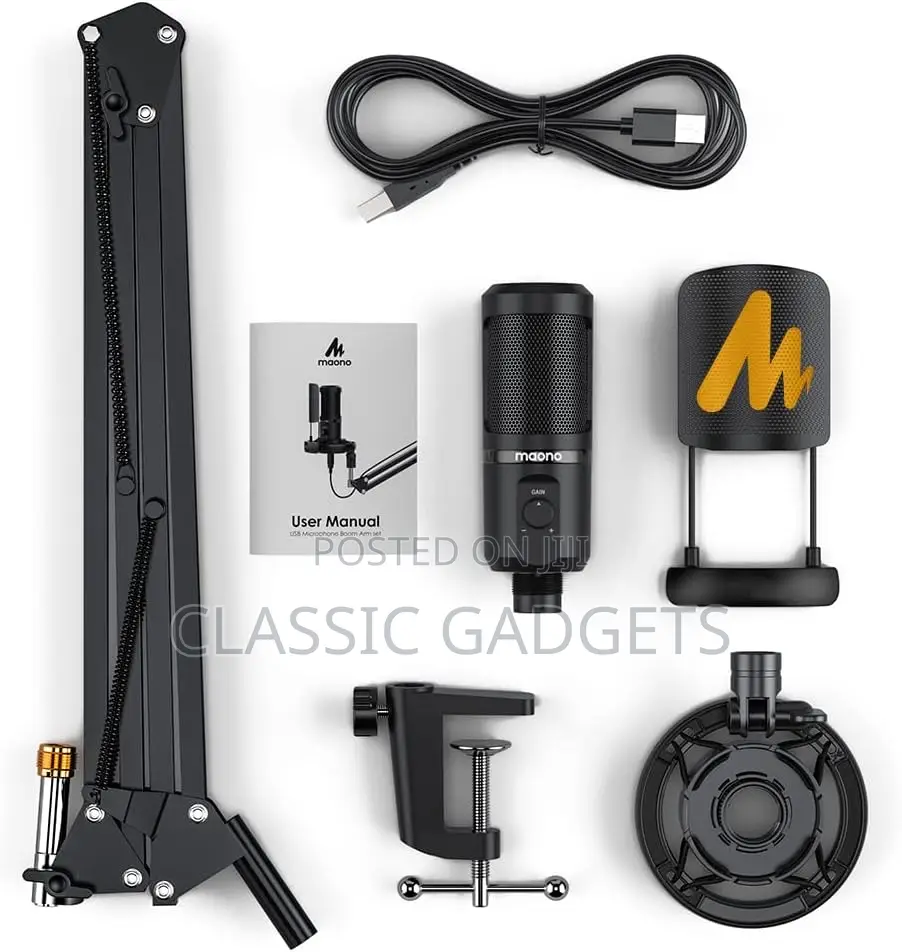 MAONO AU-PM461S Podcast PC Computer Condenser Microphone