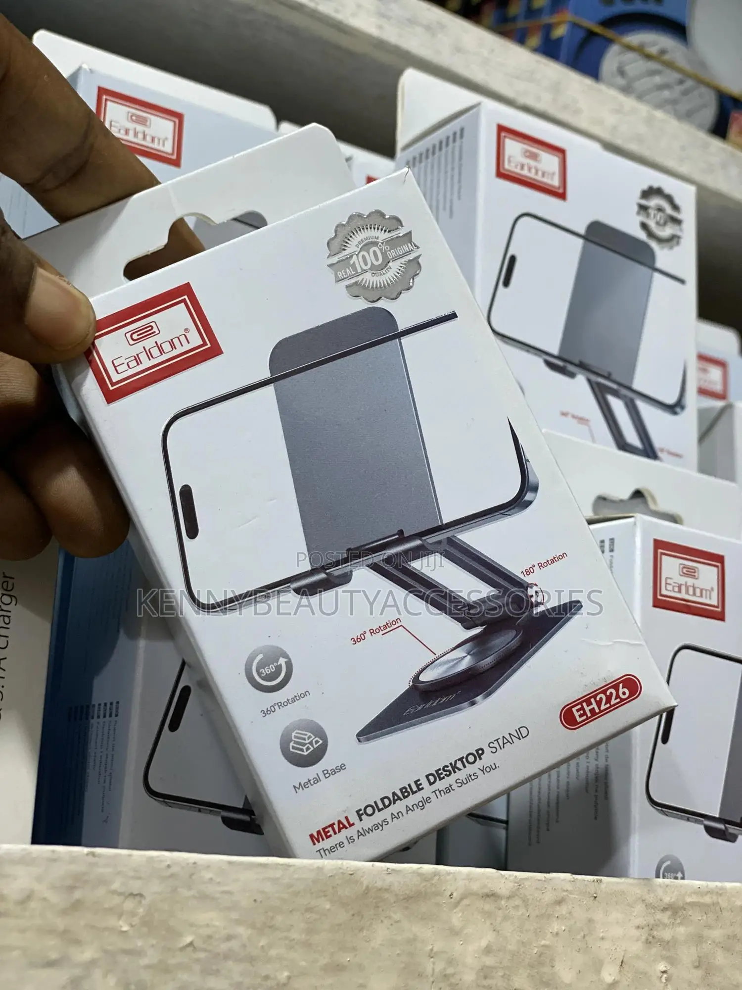 Earldom Metal 360 Foldable Stand