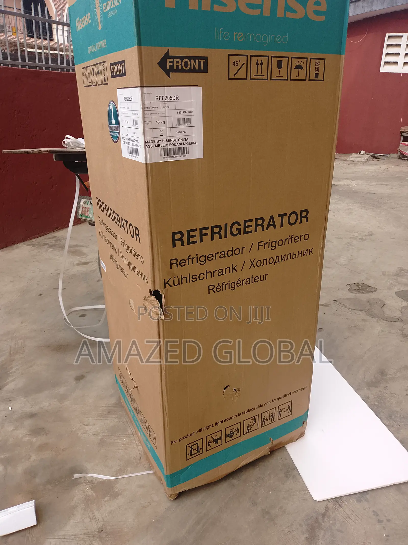 High Quality Hisense Ref205dr Refrigerator (Silver)