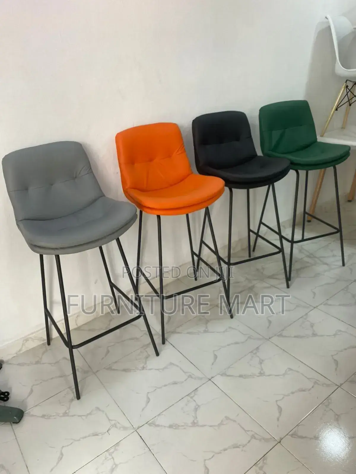 Executive Leather High Stools