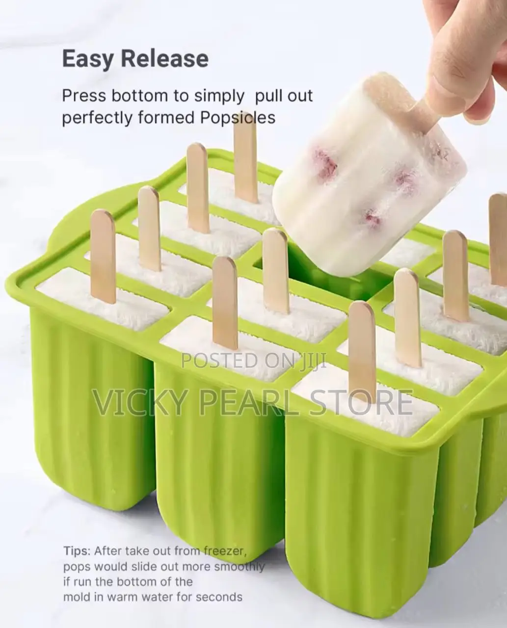 12pcs Silicone Popsicles Moulder