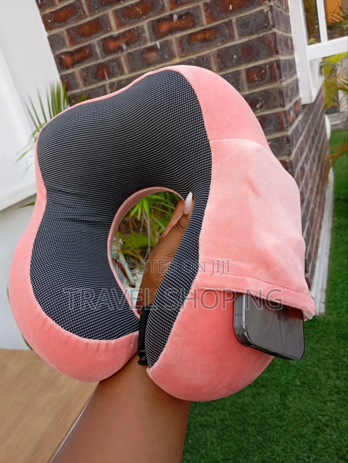 Navy Memory Foam Travel Neck Pillows