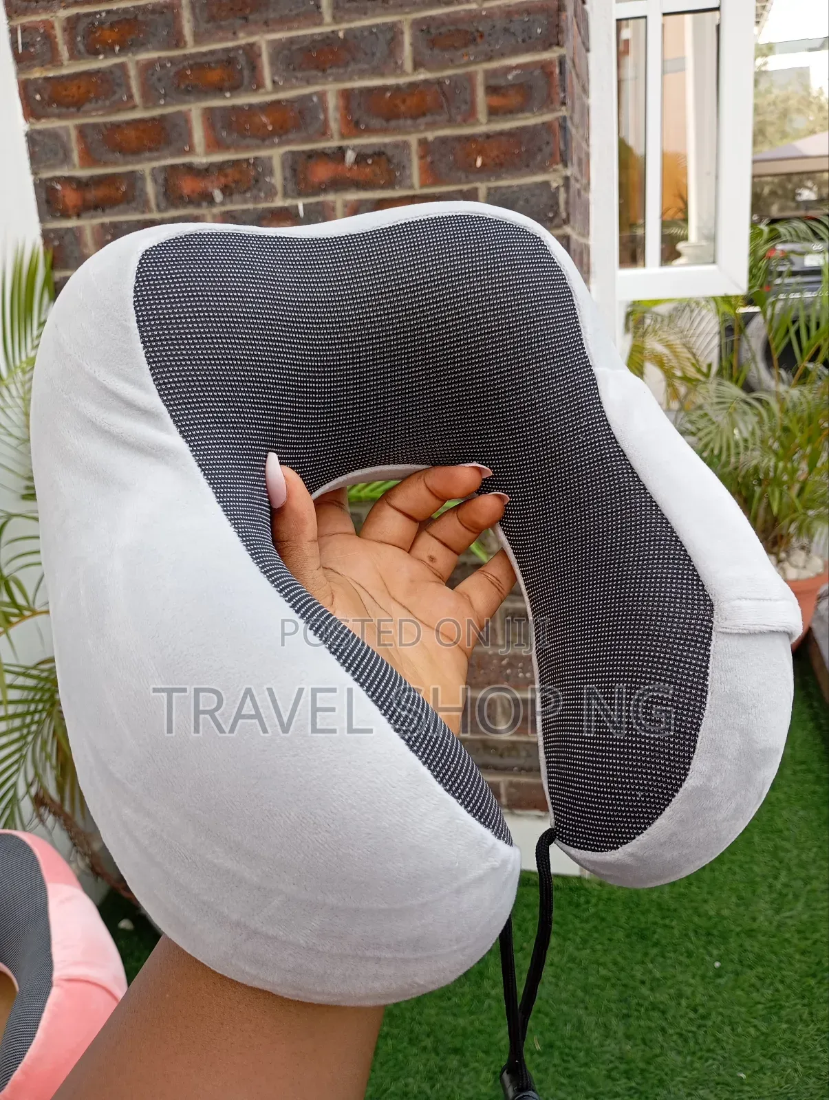 Navy Memory Foam Travel Neck Pillows