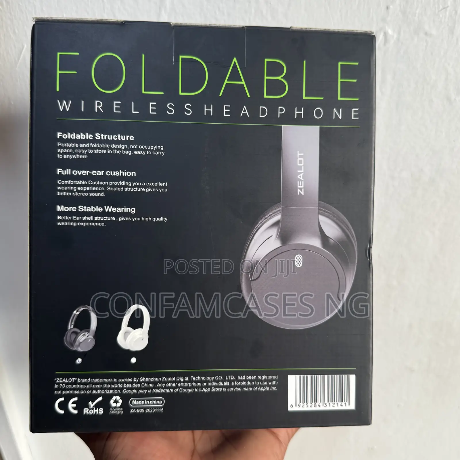 Zealot B39 Foldable Wireless Headphone