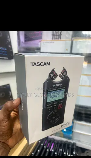 TASCAM DR-40X 4-track Portable Recorder — 2 XLR/TRS Inputs
