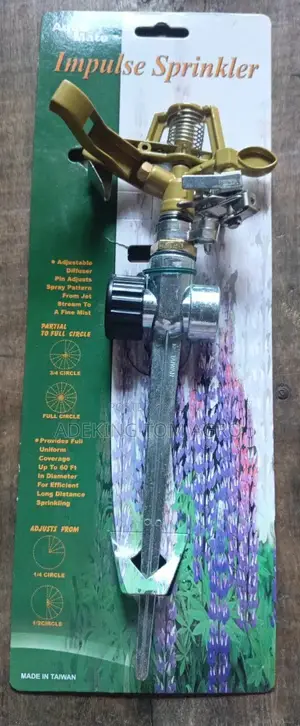 Metal Impulse Sprinkler With Zinc Spike