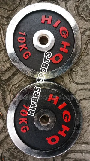 10kg Chrome Dumbbell Weight Plate