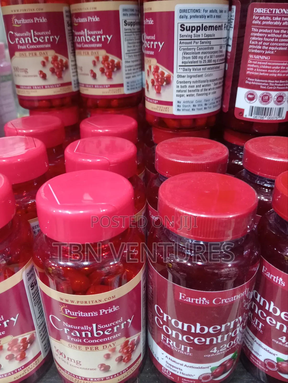 Puritans Pride Earth Creation Cranberry Capsules