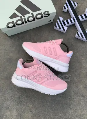 Original Adidas Pureboost Bounce Pink and White Sneakers