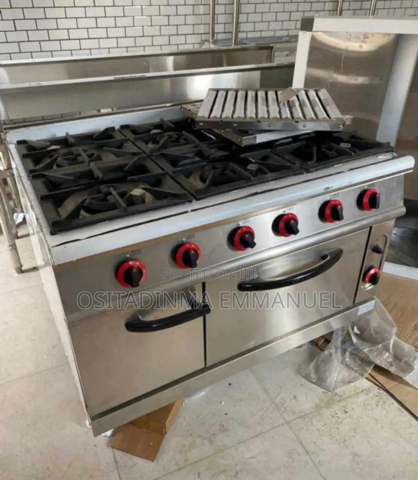 6 Burner Gas Range With Oven