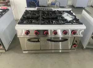 6 Burner Gas Range With Oven