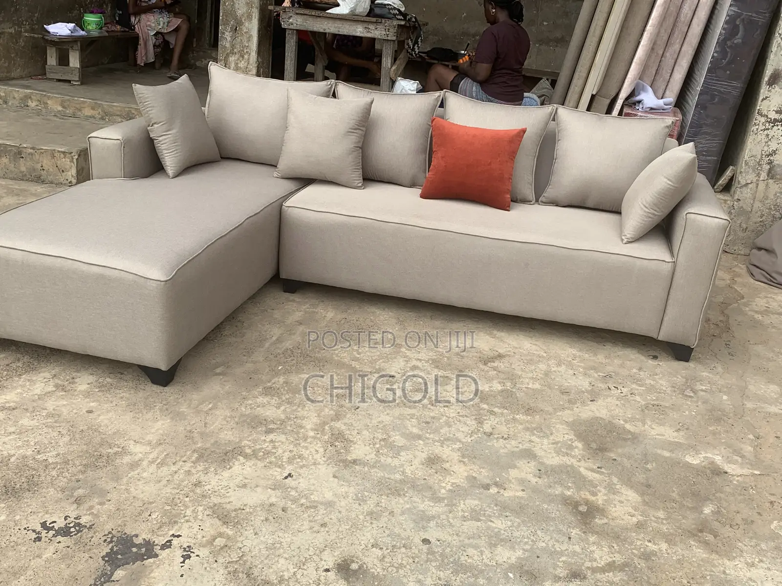 Living Room Fabric Sofa