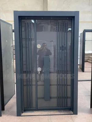 4ft by 7ft Grey Luxury Security Door