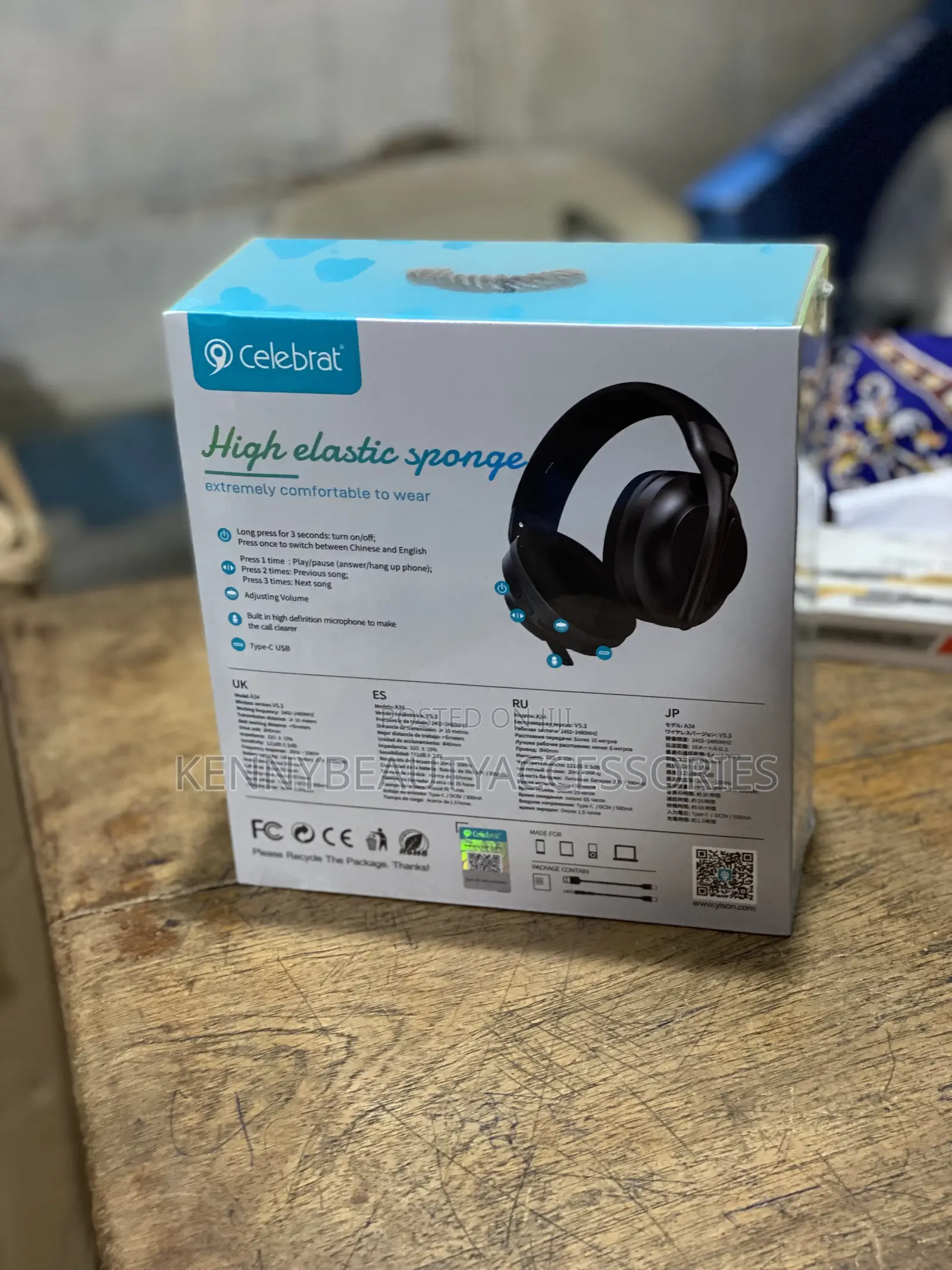 A34 Celebrat Headphone