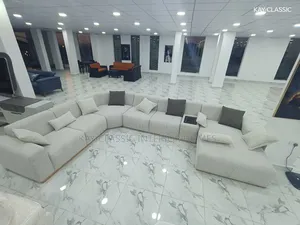 Corner Shape Sofa With Bluetooth Speaker 