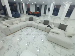 Corner Shape Sofa With Bluetooth Speaker 