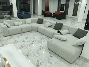 Corner Shape Sofa With Bluetooth Speaker 