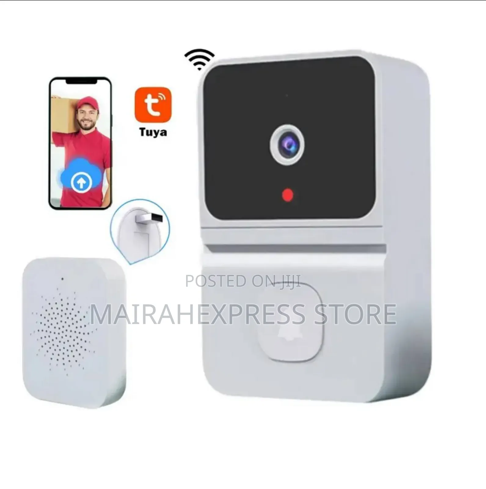 Smart Mini Rechargeable Doorbell With Camera With Voice FXN