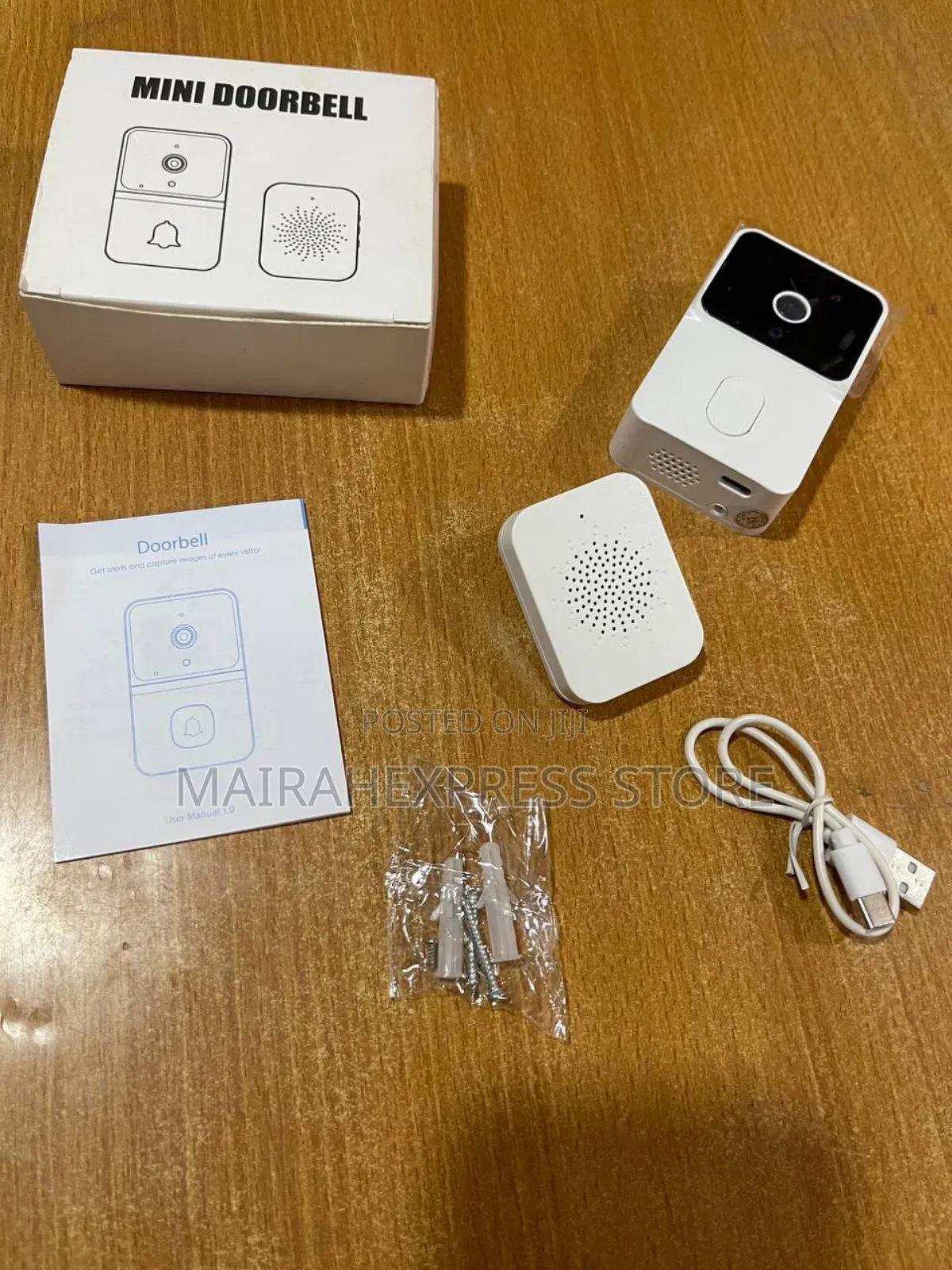 Smart Mini Rechargeable Doorbell With Camera With Voice FXN