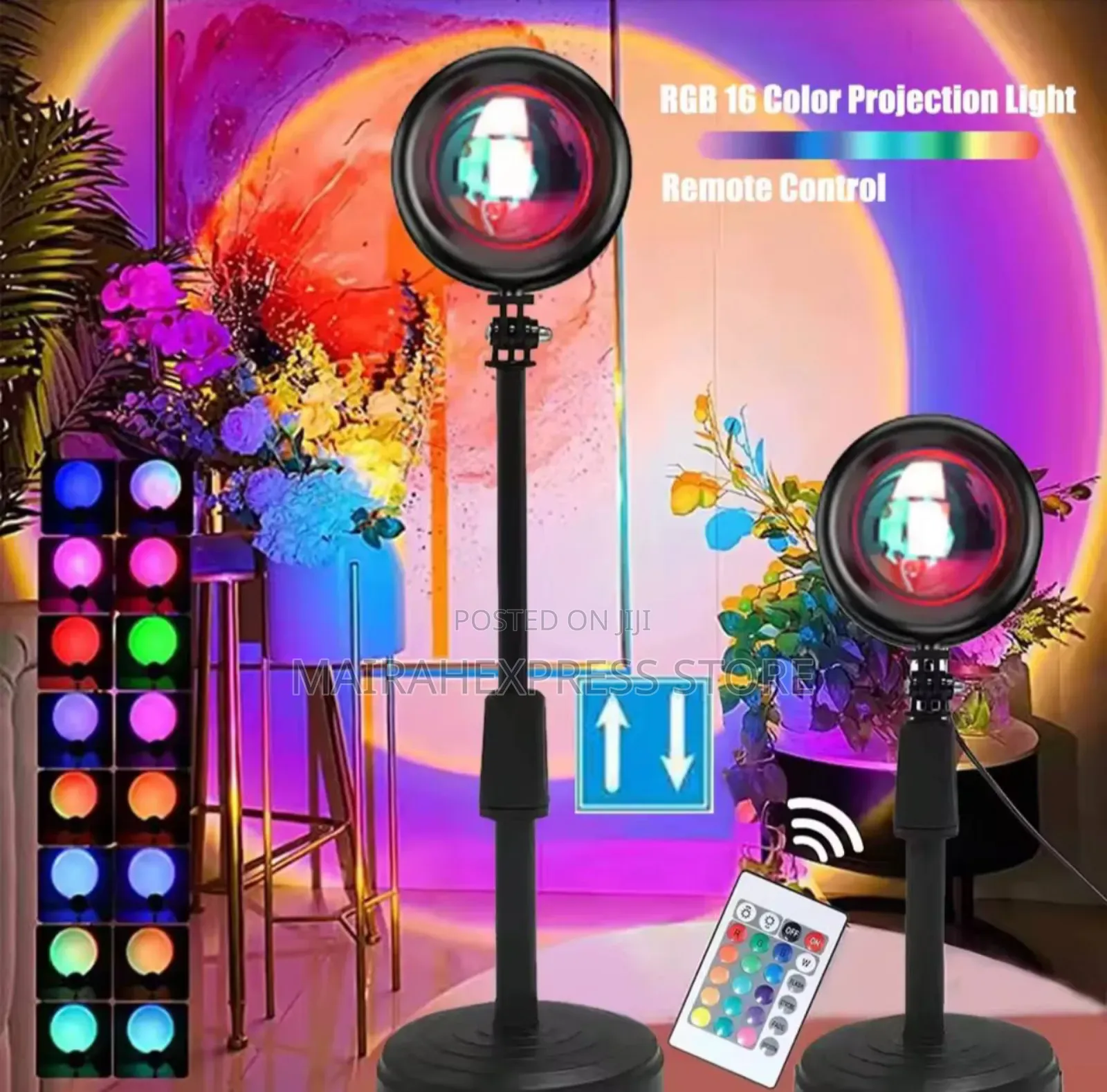 Sunset Lamp With Remote Control