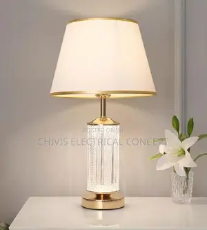 Modern Luxury Glass Table Lamp Simplicity American Designer