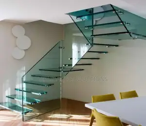 Beautiful Glass Stairs for Your Exotic Homes and Offices