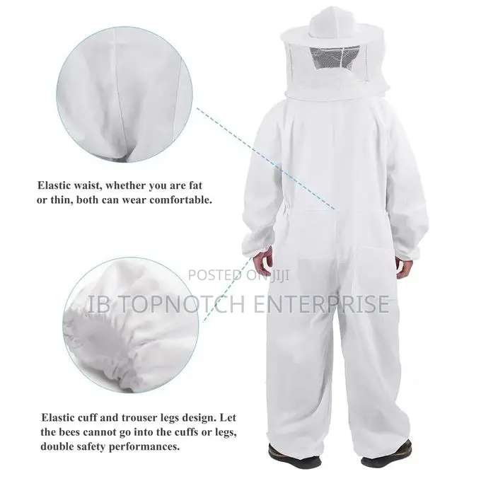 Ventilated Hood Full Body Beekeeping Protect Suit