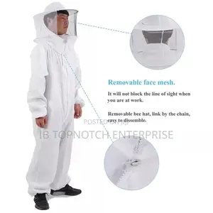 Ventilated Hood Full Body Beekeeping Protect Suit