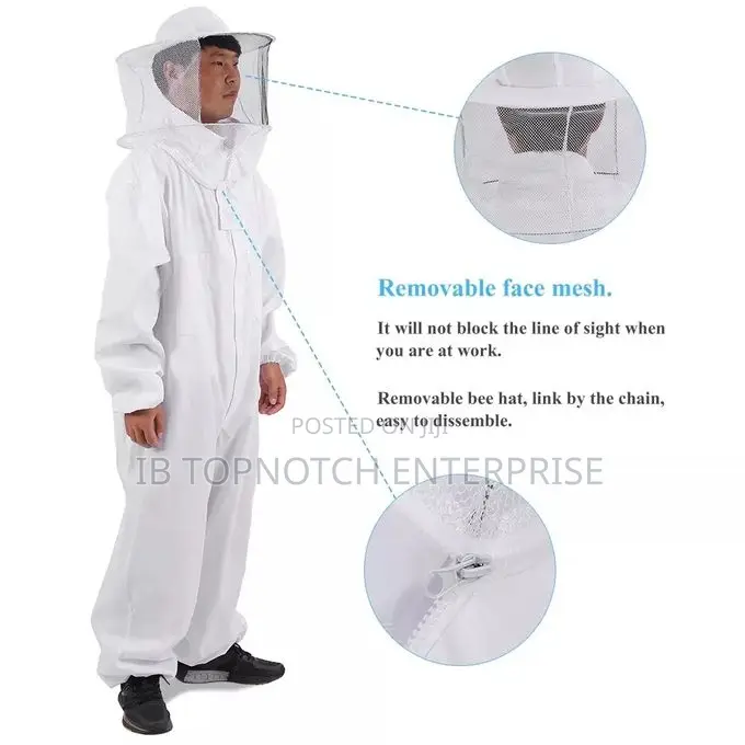 Ventilated Hood Full Body Beekeeping Protect Suit