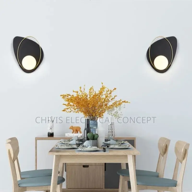 Postmodern Creative Shell Wall Lamp Bedroom Bedside Modern
