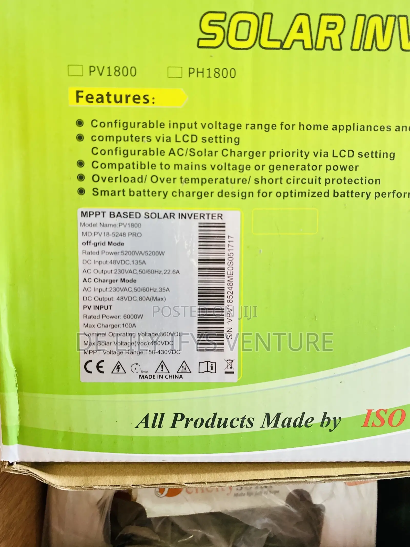 Must Hybrid Inverter 5.2kva 48v
