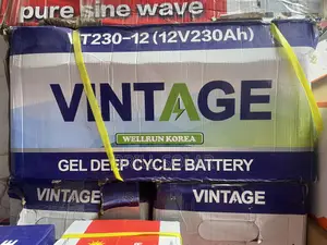 12v-230ah Vintage Solar Gel Battery