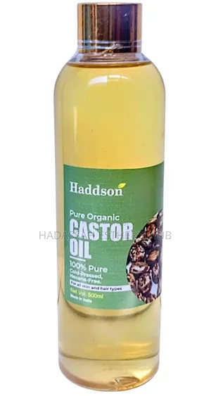 Pure Organic Raw Cold Pressed Castor Oil, for Skin ,Hair Etc