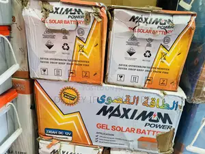 Maximum Power Gel Solar Battery 230 Ah 12v