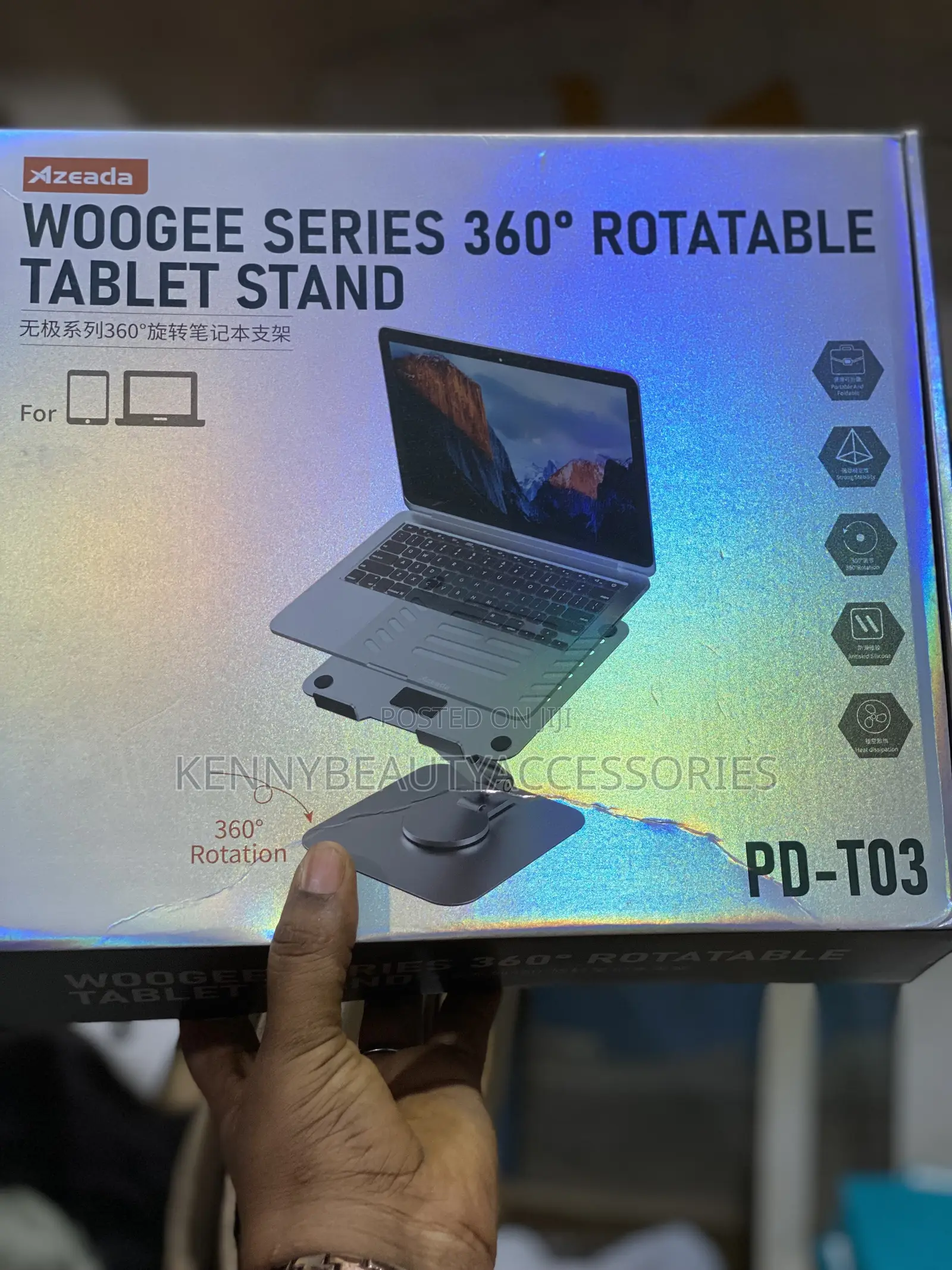 Woogee 360 Rotatable Laptop Stand