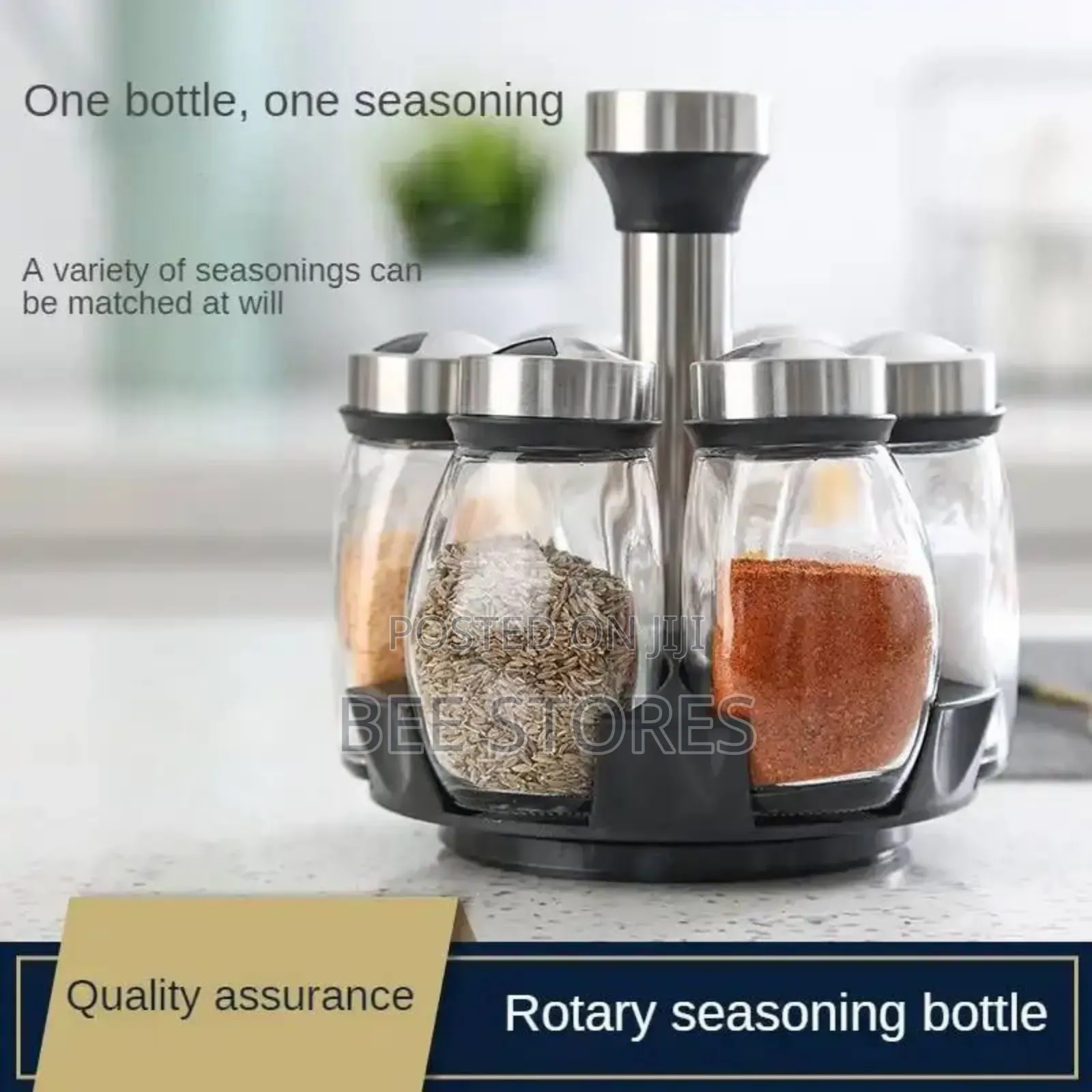 6pcs Rotating Spice Rack