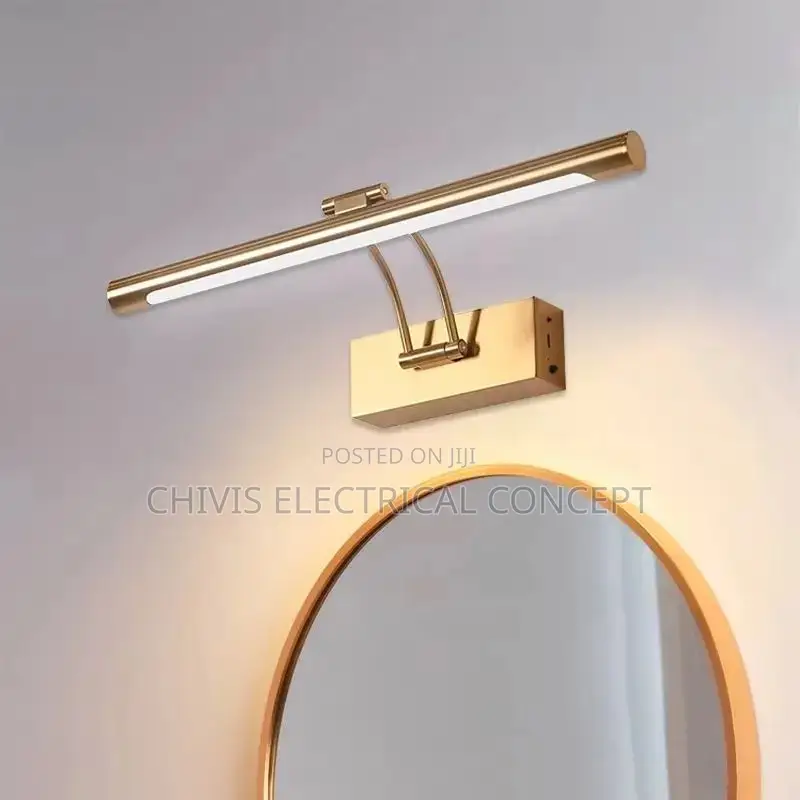 Modern Led Mirror Front Lights Remote Control Push Button