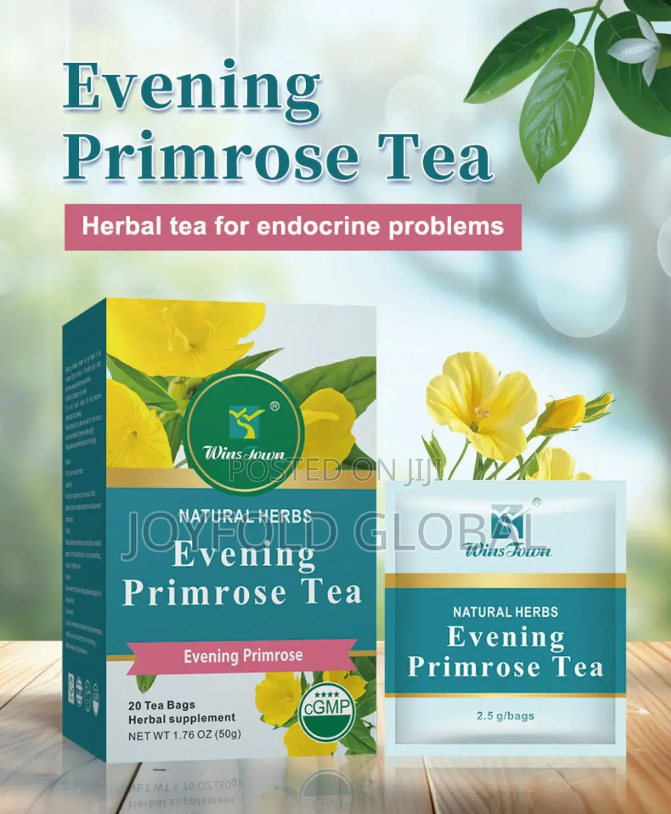Evening Primrose Tea -Endocrine, Breast Pain, Hot Flashes,