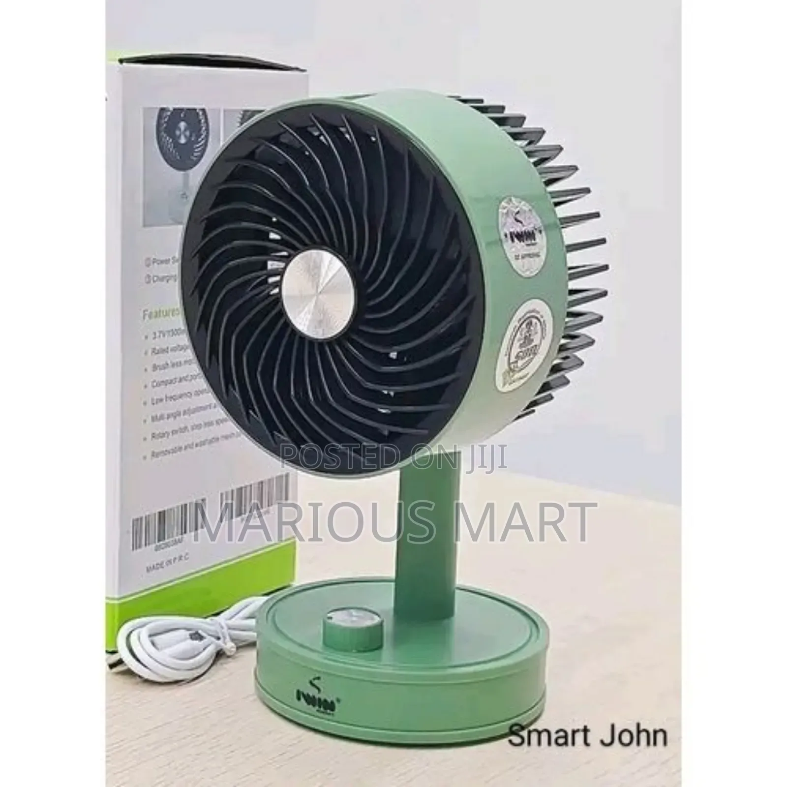 Rechargeable Desktop Fan
