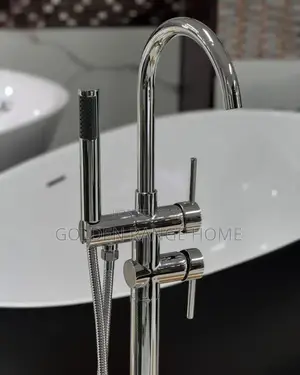 Silver Non Rusty Free Stand Mixer Faucet
