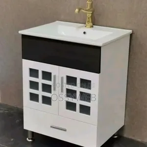 White and Balck Cabnet Basin