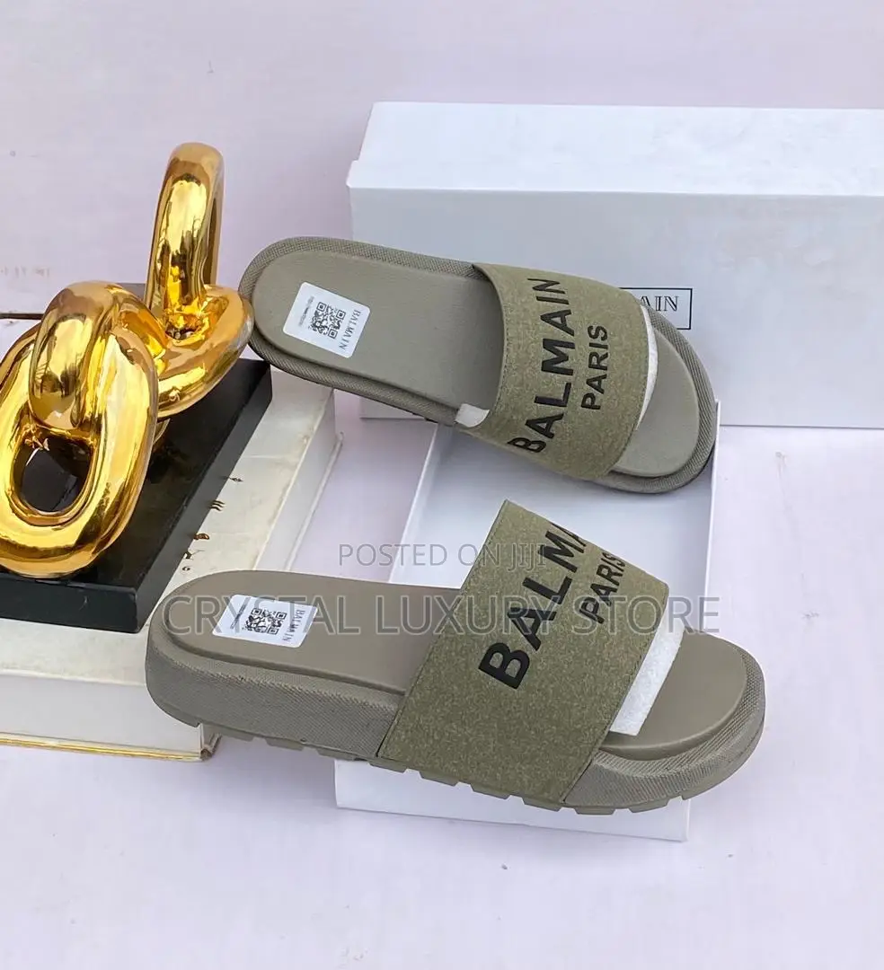 High Quality Luxury Men Slides