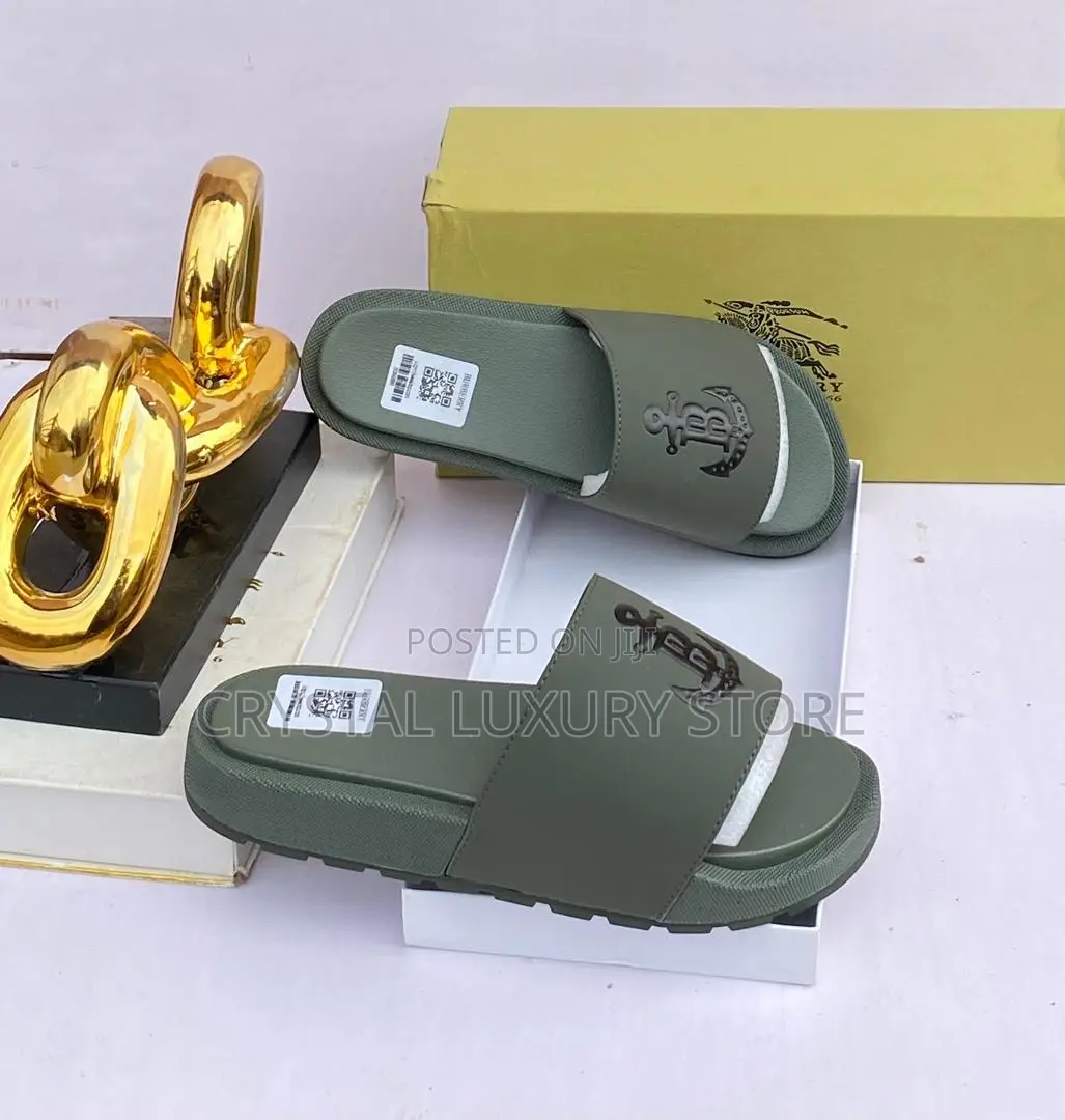 High Quality Luxury Men Slides