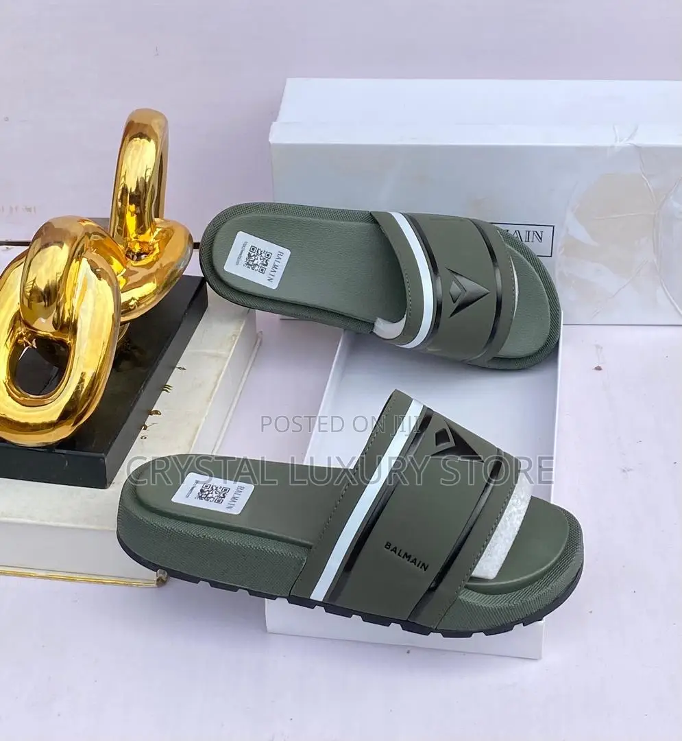 High Quality Luxury Men Slides