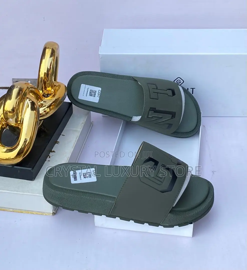 High Quality Luxury Men Slides
