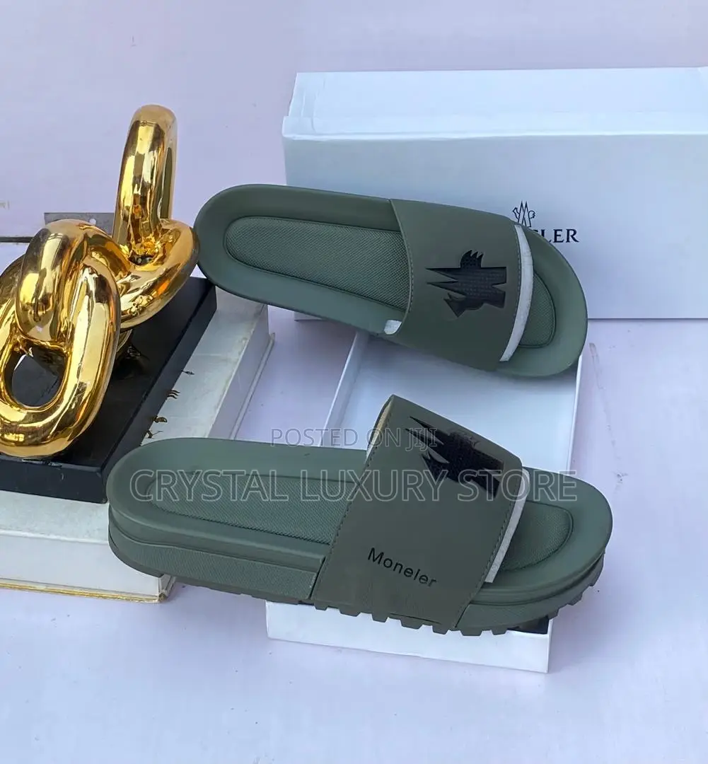 High Quality Luxury Men Slides
