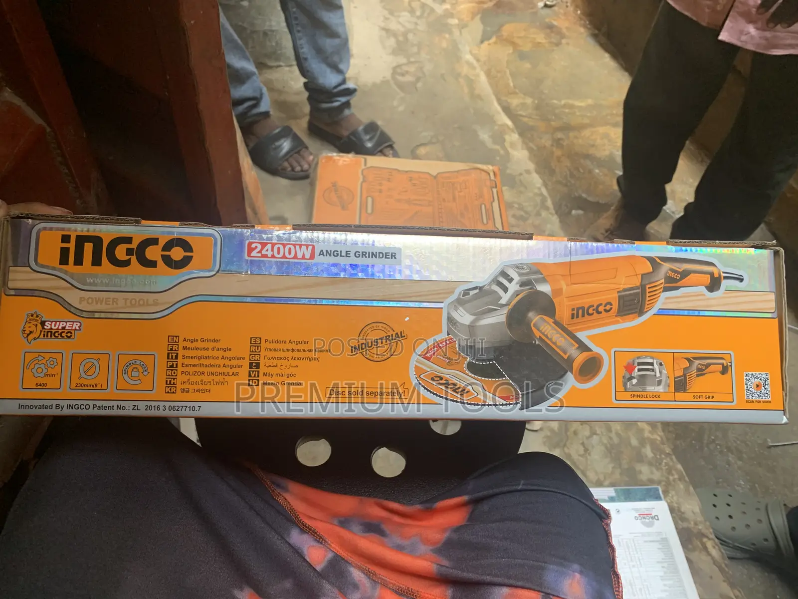 Ingco Angle Grinder 2400w