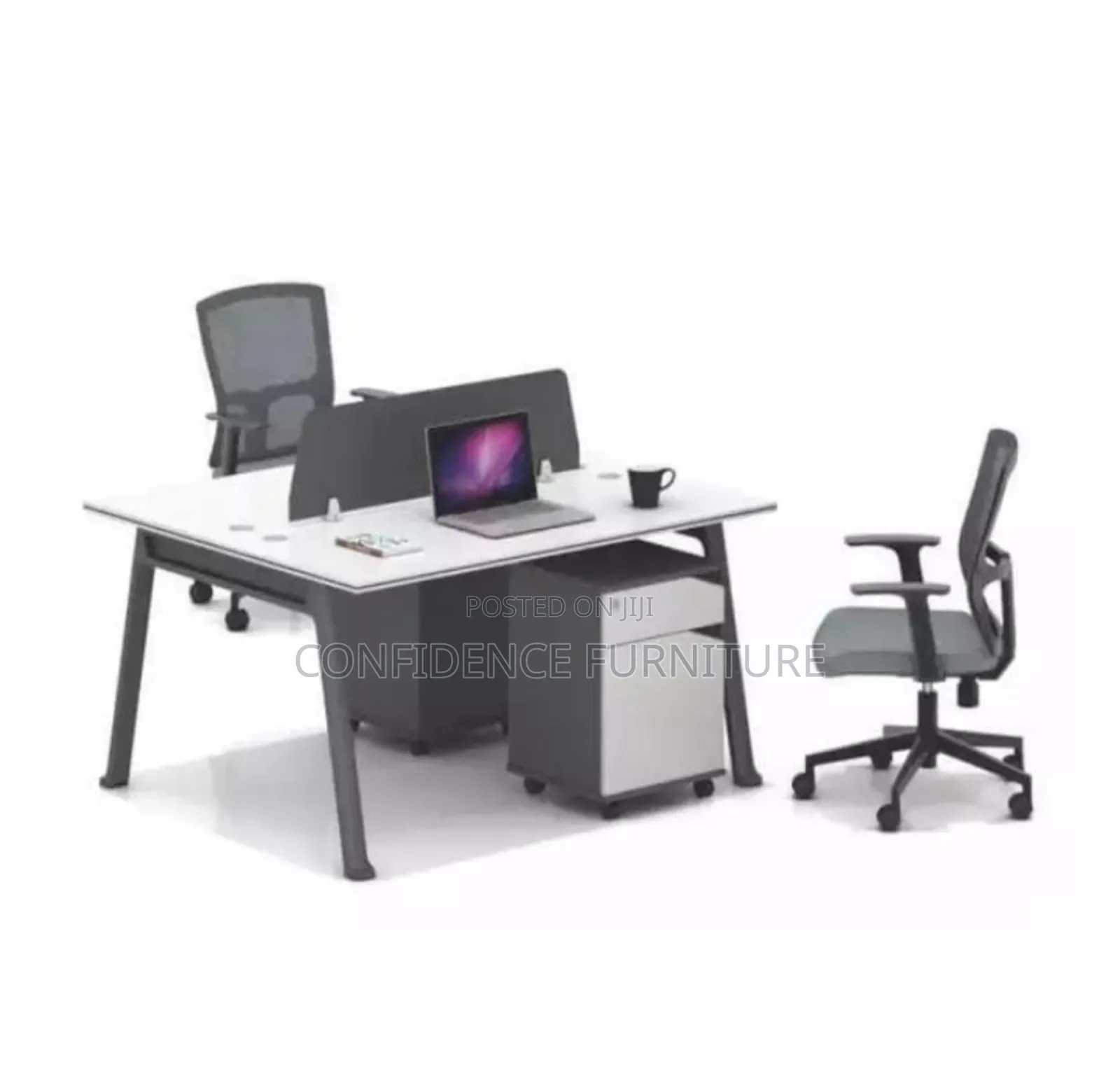 Quality Modern Workstation By 2 Seaters With Ron Standing