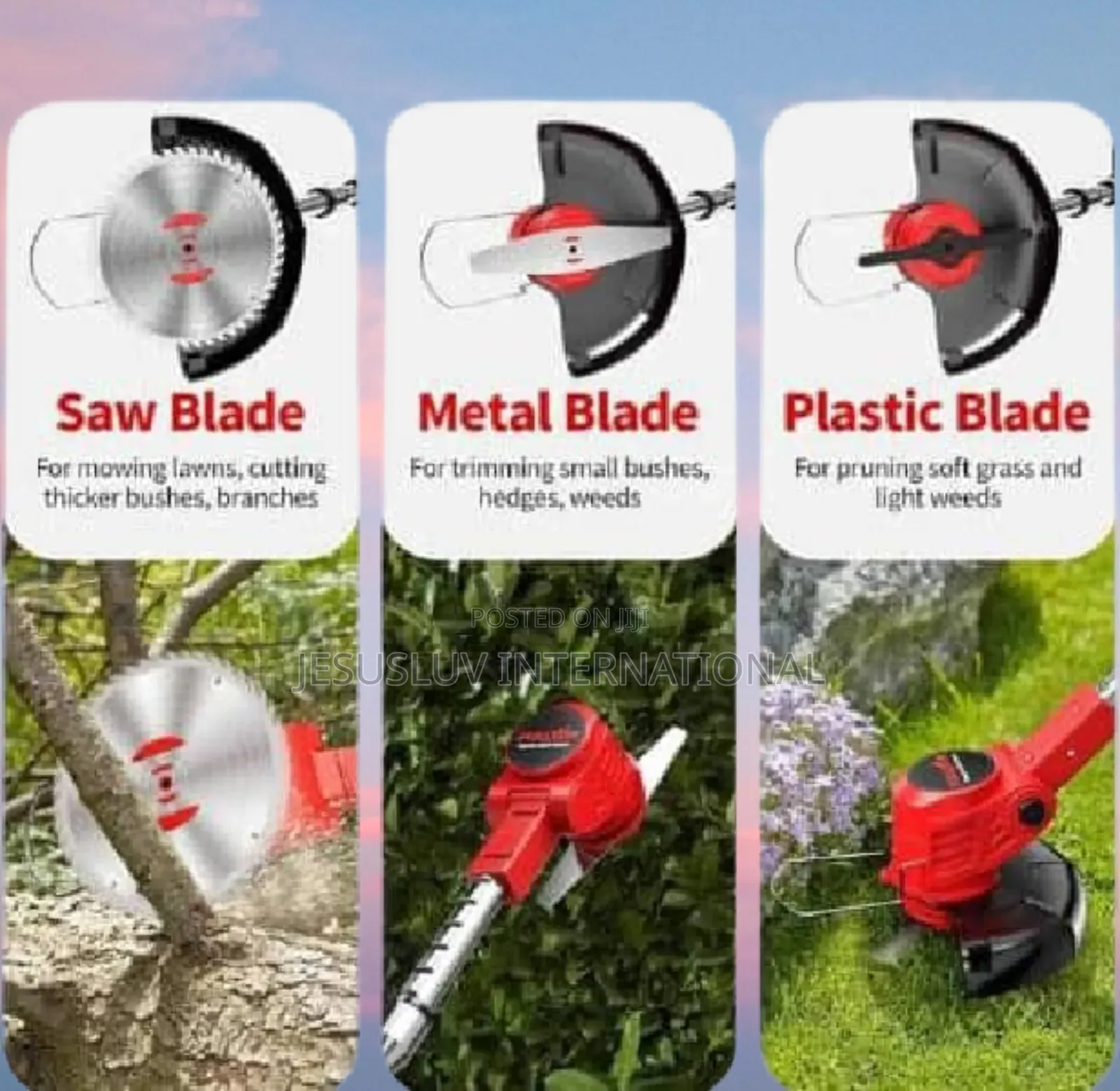 Rechargeable Cordless Electric Brush Cutter /Grass Trimmer