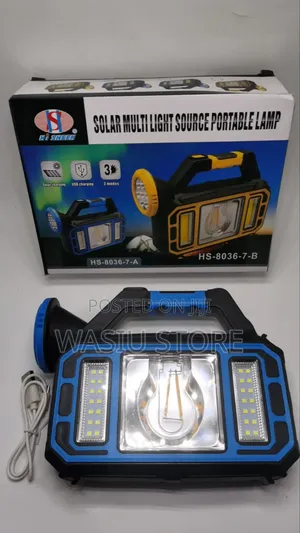 Portable Rechargeable Solar Lamp